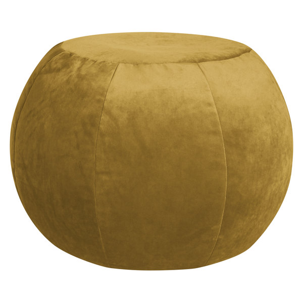 Everly Quinn Naite 28'' Wide Round Pouf Ottoman Wayfair